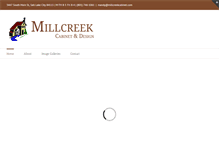 Tablet Screenshot of millcreekcabinet.com